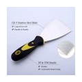 AcserGery Coating Knife Coating Knife,DIY Spatula,Edelstahlspachtel Set Coating Knife 50, 75, 100, 150mm 4 Stück (3)