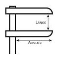 10x Schraubzwinge 300x50mm Klemmzwinge Leimzwinge Spannmittel