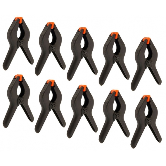 Leimzwingen schwarz 16,5 cm - 10er Set (5 x 2 Stück)