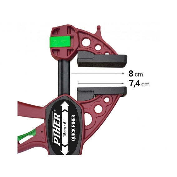 PIHER Einhandzwinge Extra Quick Piher 45cm