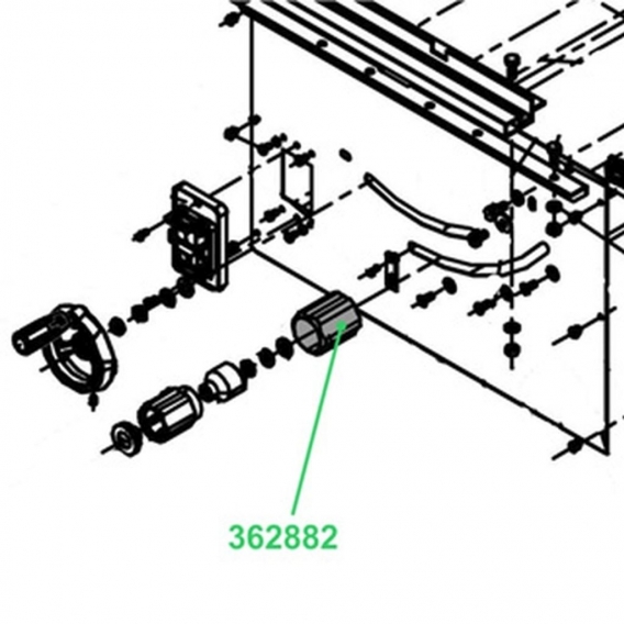 ATIKA Ersatzteil Stellknopf für Tischkreissäge für T 250 *NEU*