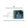 Smart Home 433 MHz DC 12V 1CH Drahtloser Fernschalter Relais Empf?nger Sender Universelles Fernbedienungsschaltermodul und HF-Se