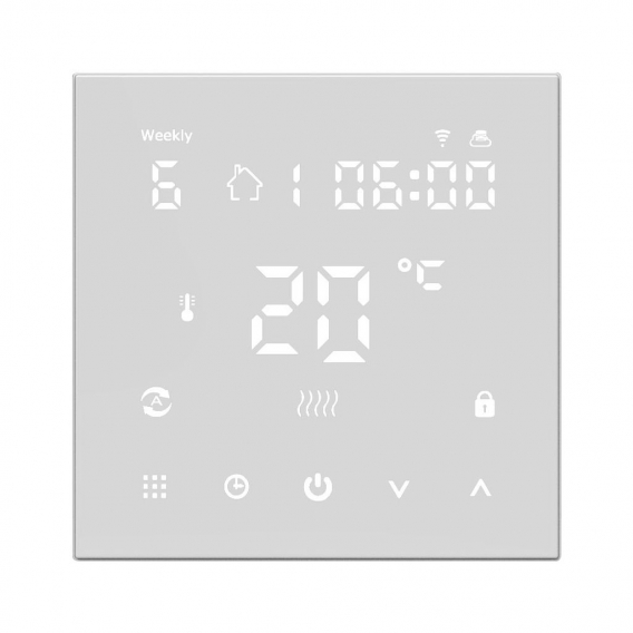 HY607 LCD-Digitalanzeige Intelligente Temperaturregler Telefon APP WIFI Sprachsteuerung Elektrische Fussbodenheizung Programmier