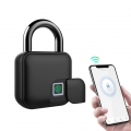 Smart Padlock Fingerprint & APP Entsperren 300mAh Wiederaufladbarer Fingerabdruck BT Lock Keyless 10 Sets Fingerabdruecke IP65 W