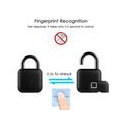 Smart Padlock Fingerprint & APP Entsperren 300mAh Wiederaufladbarer Fingerabdruck BT Lock Keyless 10 Sets Fingerabdruecke IP65 W