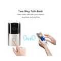 Wi-Fi Video Tuerklingel Wireless 720P Visuelle Echtzeit-Gegensprechanlage Video Bell PIR-Erkennung Nachtsicht 2-Wege-Talk Home-u