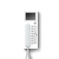Siedle BTCV 850-03 WH/W Bus-Telefon Comfort mit Farbmonitor Weiß-Hochglanz/Weiß