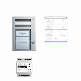 More about TCS PSC2310-0000 TASTA:pack Audio Aufputz für 1 Wohneinheit, mit Außenstation PAK 1 Klingeltaste + Freisprecher ISW5010 + Steuer