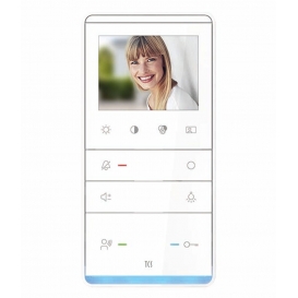 More about TCS IVW5211-0145 Video 2-Draht Innenstation zum Freisprechen Serie TASTA mit weißem Passepartout, Aufputzmontage weiß