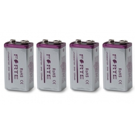 More about 4 x 9V Lithium Blockbatterie Rauchmelder 1200mAh Feuermelder E Block Batterie