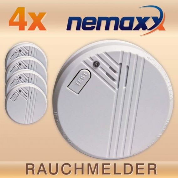 4x Nemaxx WL2 Funkrauchmelder