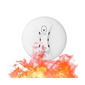 Home fire wifi graffiti rauchmelder drahtloser rauchmelder