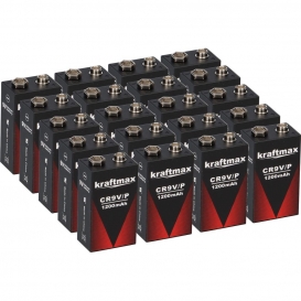 More about 20x Kraftmax Lithium 9V Block Hochleistungs- Batterien für Rauchmelder Feuermelder - 10 Jahre Batterie Lebensdauer