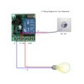 OWSOO Universal 12 V Fernbedienung Schalter Smart Home Empfänger Sender 433 MHz DC 1CH Drahtlose Fernschalter Relais Modul und R