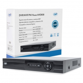 More about DVR / NVR PNI Haus AHD808, maximal 8 Kanäle 4MP analog oder IP, H265, Audioeingänge, Audioausgang, USB2.0