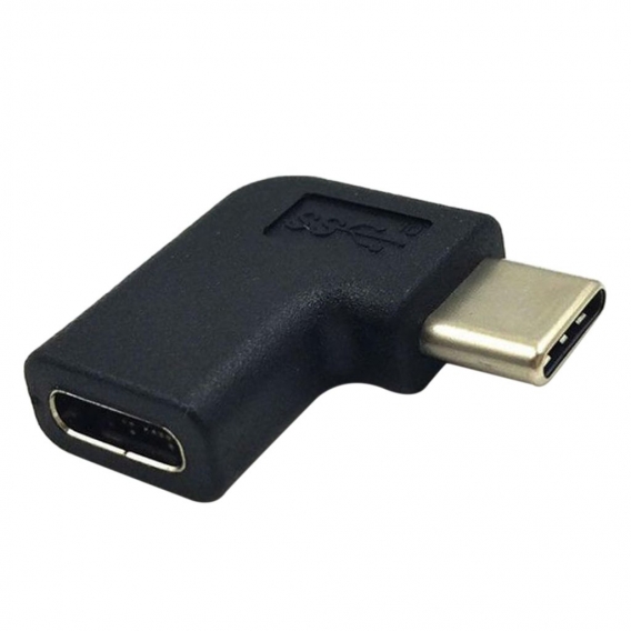 2xUSB3.1 Typ-C-Buchse Auf 90-Winkel-Stecker Ladedaten-Sync-Erweiterungsadapter