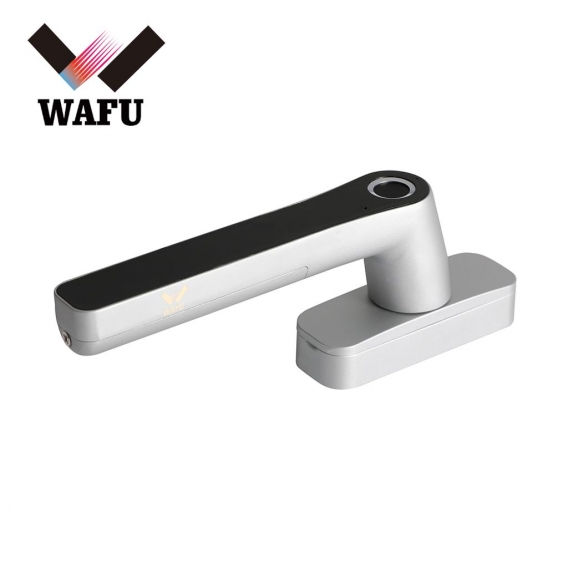 WAFU Smart Fingerprint Lock Keyless Eingangstuer Fensterschloesser wiederaufladbare schnurlose Sicherheitsschloss Zinklegierung 