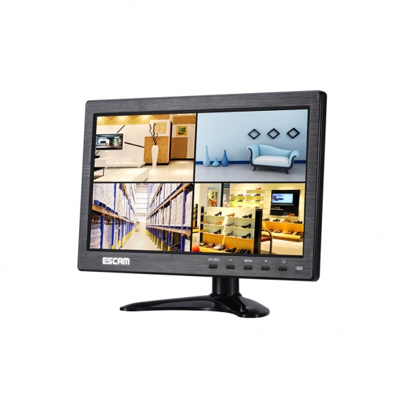 10-Zoll-TFT-LCD-Monitor mit VGA-HDMI-AV-BNC-USB-Anschluss fuer PC-CCTV-Sicherheit 1024 x 600 Aufloesung