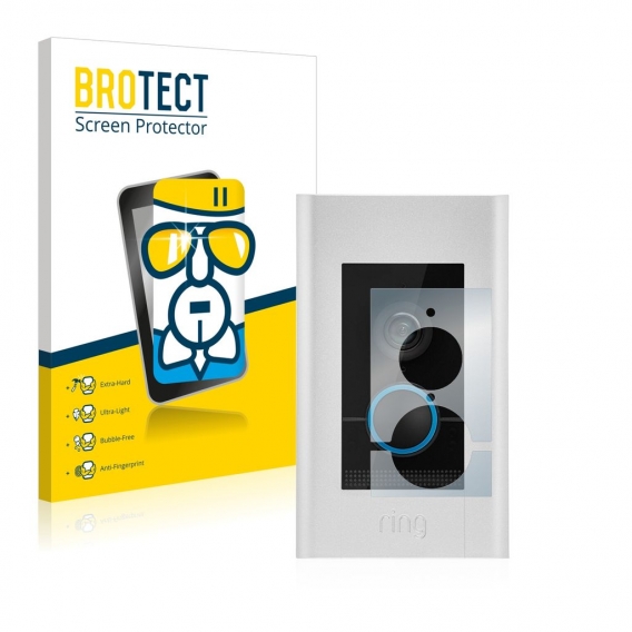 BROTECT AirGlass Flexible Panzerglasfolie für Ring Video Doorbell Elite Klar Transparent