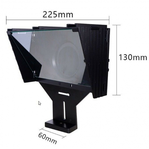 Foldable Teleprompter Universal Prompter für Tablet Handy Smartphone Kamera