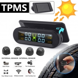 More about Automotive Tpms Reifendrucküberwachungssystem Solar Digital LCD Display Car Security Alarm System Reifendruckmesser