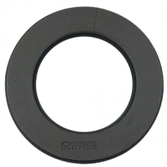 Black Naylor Base Ring, 5 x 30 cm Durchmesser, Innen: 18 cm Durchmesser, Doppelpack