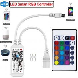 More about Smart WiFi LED RGB Lichtstreifen-Musikcontroller für Alexa Google Home