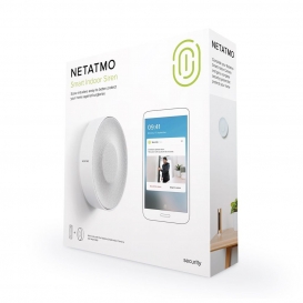 More about Netatmo Intelligente Innensirene, drahtlos, 110 dB, automatische Aktivierung/Deaktivierung, kein Abonnement, batteriebetrieben o