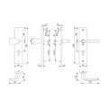 Schutzgarnitur Birm.78G/2221A/2440/1117 Alu.F1 92mm 67-72mm HOPPE