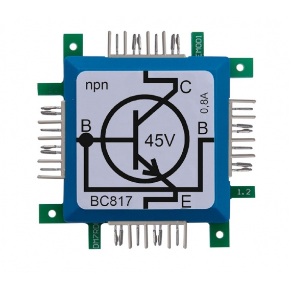 ALLNET Brick’R’knowledge Transistor npn BC817 mit Basis auf beiden Seiten