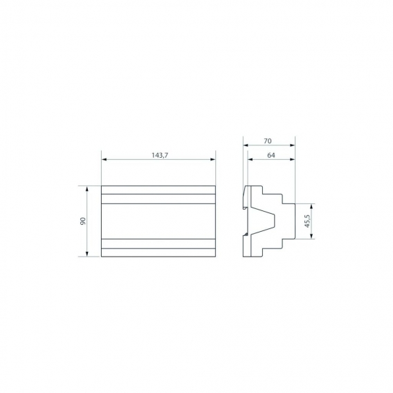 Theben 4940245 FIX2-Modul HM 12 T KNX Heizungsaktor 12K.