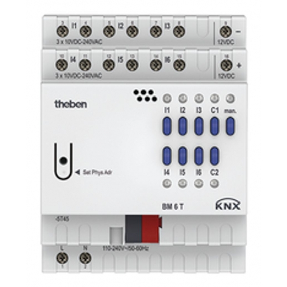 Theben 4940230 Schaltaktor BM 6 T KNX FIX1 6fach Binaer