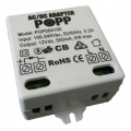 Popp POPE004100, 100-240 V, 50/60 Hz, 6 W, 12 V, 0,2 A, 500 mAh