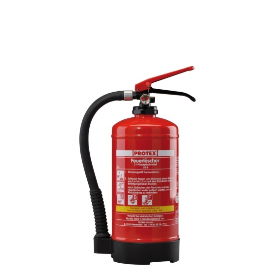 PROTEX FBDP3 3 Liter ABF Fettbrandfeuerlöscher mit Wandhalter