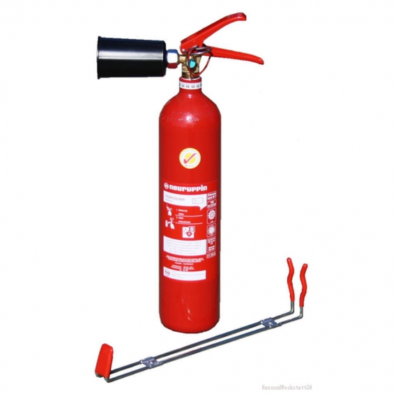 Feuerlöscher CO2 / Kohlendioxid 2 kg Neuruppin KS 2 BG Stahl