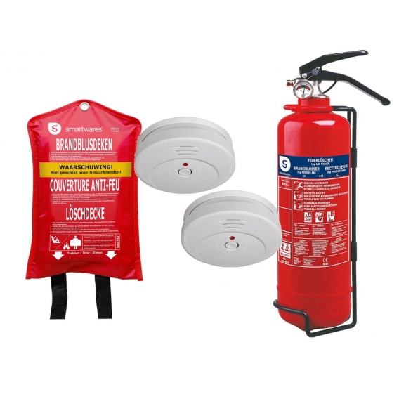 Smartwares 4-tlg. Brandschutz-Set