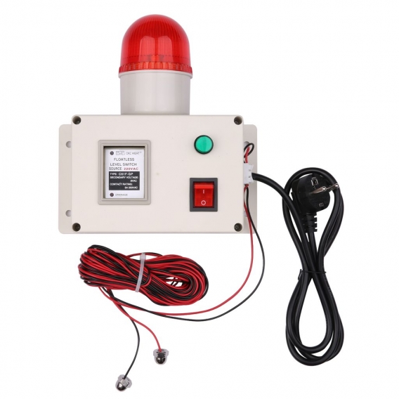 Wasserstandsanzeigealarm Wasserstandalarmsensor Wasserleitungsanzeigealarm Alarm fuer niedrigen oder hohen Wasserstandsensor mit