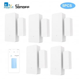 More about 5PCS SONOFF DW2 Sensor Wifi Drahtlose Tš¹r Fenster Alarmsensor Offene / Geschlossene Detektoren Drahtlose Automatisierung Diebst