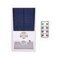 Solaralarm Sound Bewegungsmelder Lichtalarm, 129db Farbe Weiß