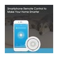 WiFi Sirene Alarm Sensor, Sirene mit Temperatursensor und Feuchtigkeitssensor, Smart Alarm Sirene Haussicherungssystem, Tuya Sma