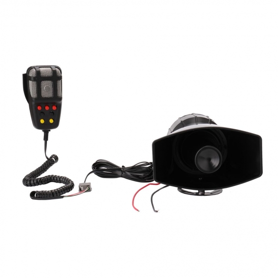 Ton Sound Auto Notsirene Auto Sirene Horn Mic PA Lautsprechersystem Notverstaerker Hooter 12V 80W 200dB