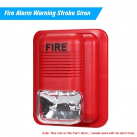 More about Feueralarm Warnung Strobe Sirene Horn Sound & Strobe Alarm Sicherheitssystem f°îr Home Office Hotel Restaurant