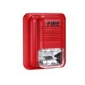 Feueralarm Warnung Strobe Sirene Horn Sound & Strobe Alarm Sicherheitssystem f°îr Home Office Hotel Restaurant