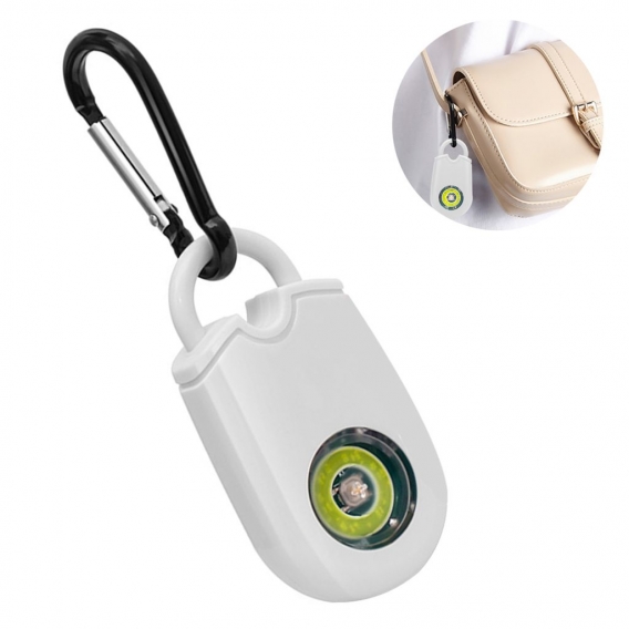 Persönlicher Alarm Taschenalarm für Selbstverteidigung Schlüsselanhänger Safe Sound taschenalarm Security Alarm mit LED-Licht(We