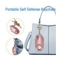 Pyzl 3er-Pack Frauen-Notfall-Sicherheitsalarm-Schlüsselanhänger-Set, Selbstverteidigungsalarm-Schlüsselanhänger mit LED-Licht, S