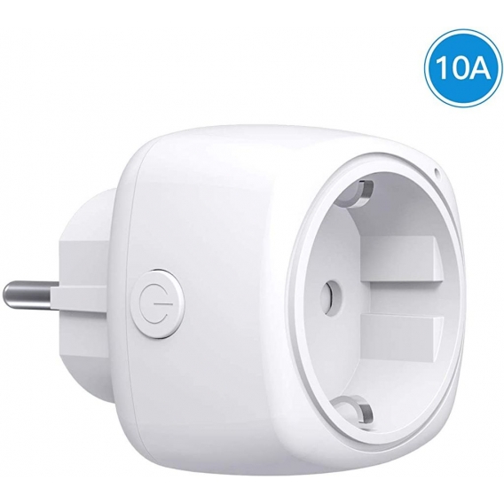 Pyzl Mini Connected Socket Programmer (Typ F), 10A Smart Socket Kompatibel mit Alexa, Google Home und SmartThings, Programmierba