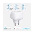 Pyzl Mini Connected Socket Programmer (Typ F), 10A Smart Socket Kompatibel mit Alexa, Google Home und SmartThings, Programmierba