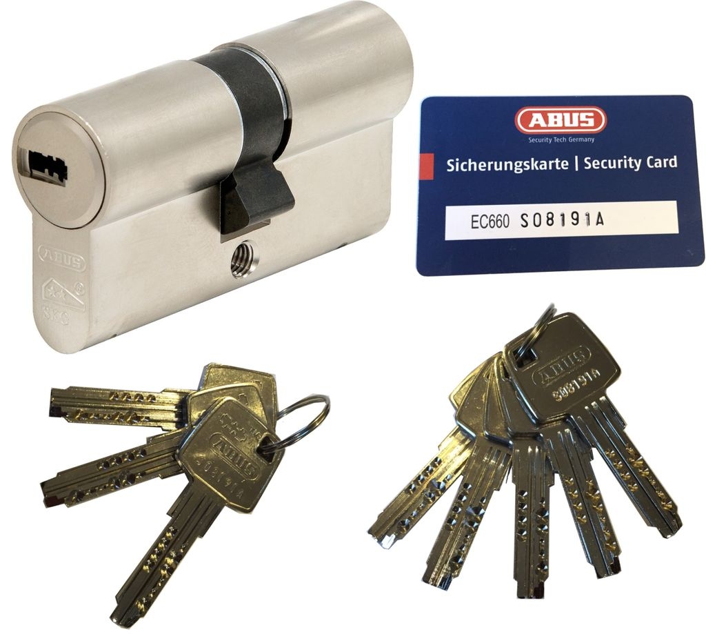 ABUS EC660 Doppelzylinder Länge (a/b) 40/50mm (c＝90mm) Mit ...