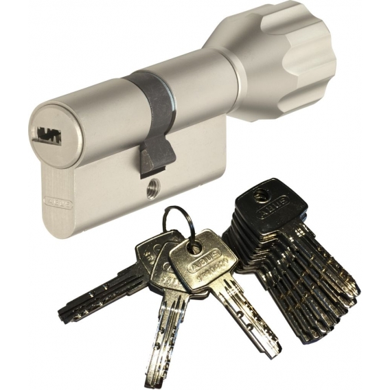 ABUS EC550 Knaufzylinder Länge Z45/K40mm (c＝85mm) mit 10 Schlüssel, SKG** Bohrschutz