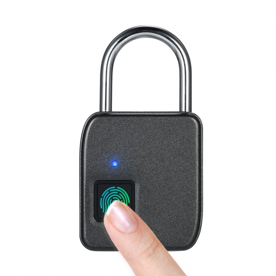 Smart Fingerprint Lock USB wiederaufladbare Keyless 10 Gruppen Fingerabdruecke IP65 wasserdichte Anti-Diebstahl-Sicherheit Vorha